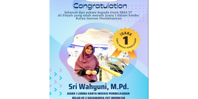 SMAIT AL FITYAH JUARA I KARYA INOVASI PEMBELAJARAN